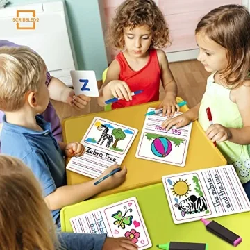 Durable Double Sided Dry Erase Board for Kids 3-5