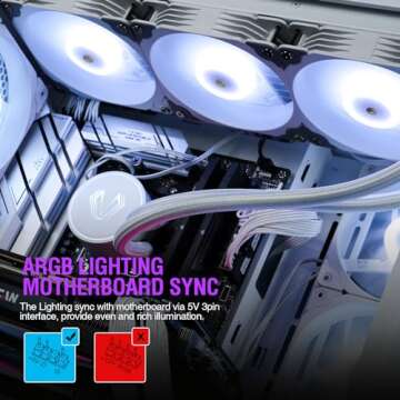 Vetroo V360 Liquid CPU Cooler with RGB for Gaming