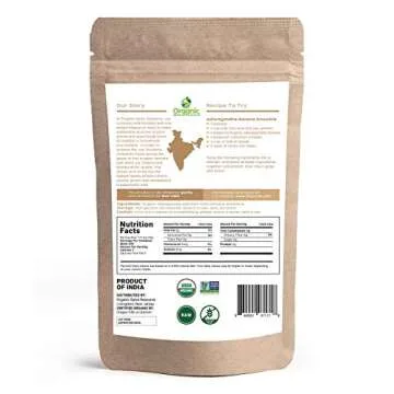 Buy Organic Ashwagandha Root Powder - 100% Raw from India