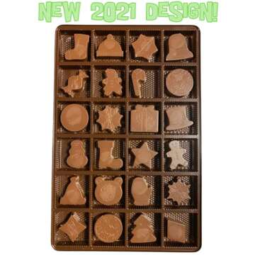 Chocolate Advent Calendar- Allergy Friendly And Vegan - Dairy Free, Nut Free, Peanut Free, Soy Free,...