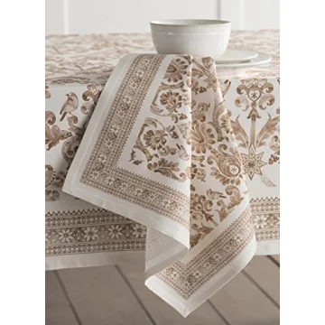 Maison d' Hermine Napkin 100% Cotton 20 Inch x 20 Inch Set of 4 Dinner Napkins, Decorative Washable Cloth Napkin for Gifts, Dining, Buffet Parties & Camping, Allure -Thanksgiving/Christmas