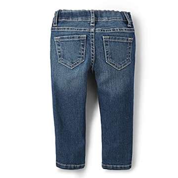 The Children's Place Baby Girls And Toddler Girls Basic Skinny Jeans,Blues Wash Single,3T