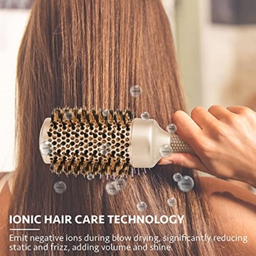 AIMIKE Round Brush for Women – Nano Ceramic Hair Styling Tool