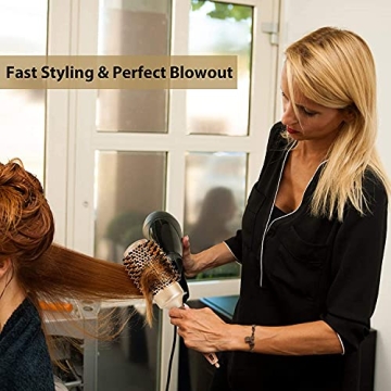 AIMIKE Round Brush for Women – Nano Ceramic Hair Styling Tool