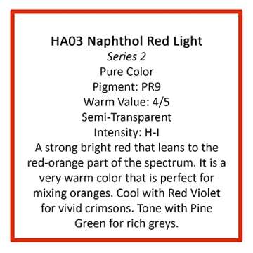 Jansen Art Studio Heritage MultiMedia Acrylic (2.5 oz, Naphthol Red Lt)