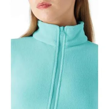 Outdoor Ventures Women's Lightweight Warm Zip Up Long-Sleeve Soft Polar Fleece Jacket for Fall Winter