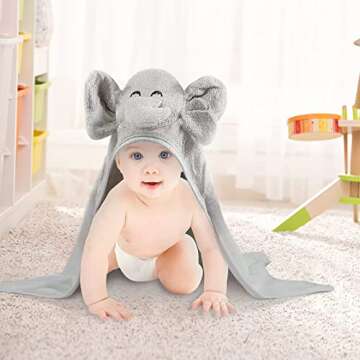 Pro Goleem Baby Bath Towel - Soft Cotton Hooded for Baby
