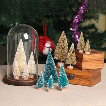 Goldenlight Mini Christmas Trees - Perfect Holiday Decor