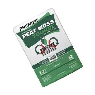 Premier Horticulture 0128P 2.2Cu Ft Sphag Peat Moss