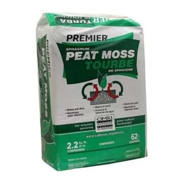 Premier Horticulture 0128P 2.2Cu Ft Sphag Peat Moss
