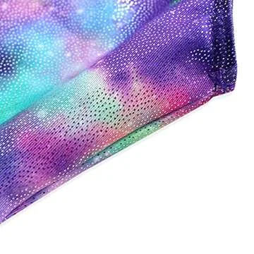 HOZIY Toddler Leotards 2t 3t for Gymnastics Dance Outfits With Shorts Baby Girls 2-3t Navy Blue Rose Hot Pink Sparkly