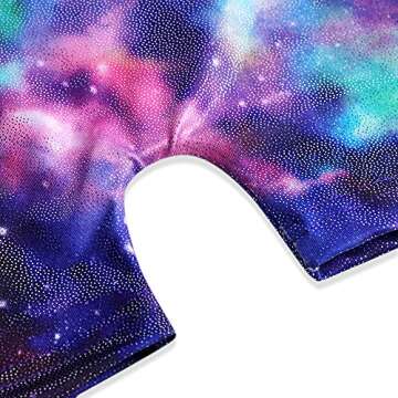 HOZIY Toddler Leotards 2t 3t for Gymnastics Dance Outfits With Shorts Baby Girls 2-3t Navy Blue Rose Hot Pink Sparkly