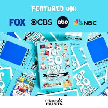 Top 50 Family Activities - 50 Fun Scratch Off Family Adventures and Family Games for Deep Bonding - Fun for Kids and Adults - Gifts for Family - Perfect for Family Fun Time & Family Night