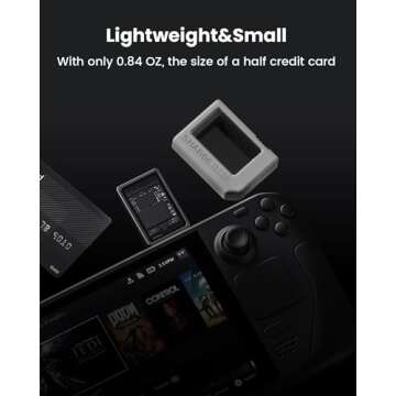 Sharge Disk M.2 NVMe SSD Enclosure with Active Cooling System, 10Gbps USB C 3.2 Gen2, Enclosure NVMe Reader Supports M Keys and Size 2230 SSDs, Gray