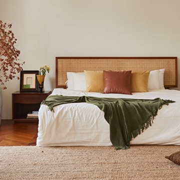 LIFEIN Soft Green Throw Blanket for Couch and Home Decor