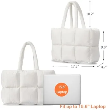 Stylish Herald Puffer Tote Bag - Lightweight, Roomy & Chic