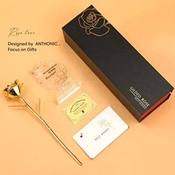 24K Gold Dipped Rose - Perfect Gift for Girlfriend