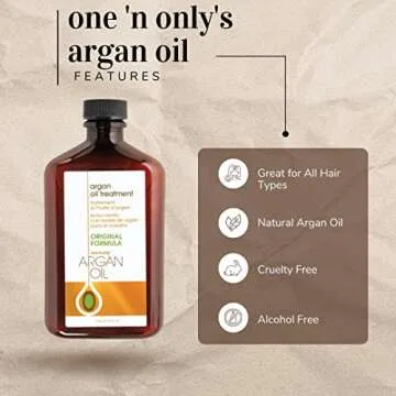 One 'n Only Argan Oil Hair Treatment for Smooth, Shiny Hair, 8 Fl. Oz