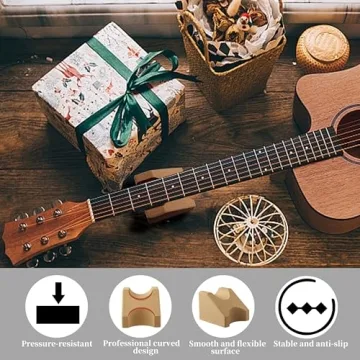 Cork Guitar Neck Rest for All Instruments - Durable & Compact