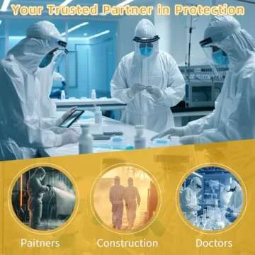 RAYGARD Disposable Protective Suit for Clean Work Safety