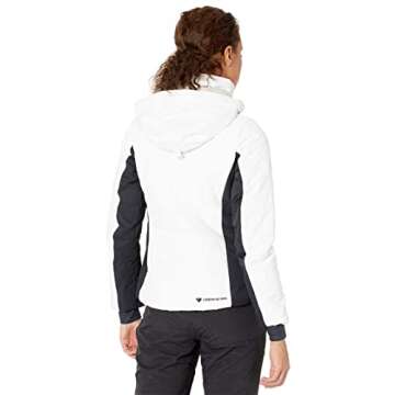 Obermeyer Petite Tuscany II Jacket for Women - Fleece Lined Stand Collar with Polyester Lining, Long Sleeves, and Durable White 6P One Size