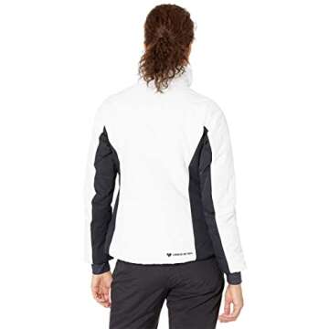 Obermeyer Petite Tuscany II Jacket for Women - Fleece Lined Stand Collar with Polyester Lining, Long Sleeves, and Durable White 6P One Size