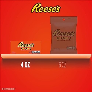 REESE'S PIECES Peanut Butter Candy in Crunchy Shell