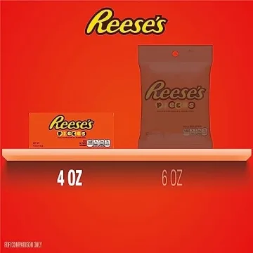 REESE'S PIECES Peanut Butter Candy in Crunchy Shell