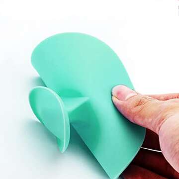 Makeup Brush Cleaning Pad with Suction Cup for Easy Use