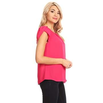 April Apparel Women's Bright Rose Basic TOP for All Occasions
