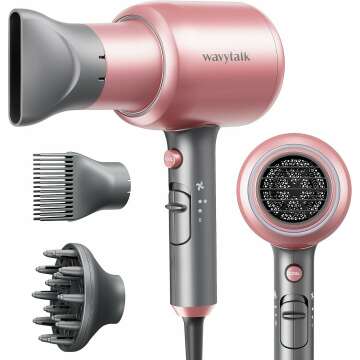 Wavytalk Professional Ionic Hair Dryer for Curly Hair