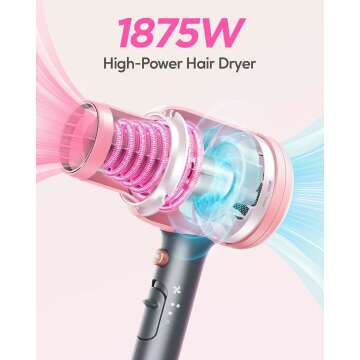 Wavytalk Professional Ionic Hair Dryer for Curly Hair