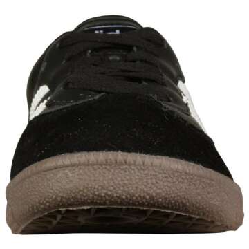 adidas Boy's Samba Classic Soccer Shoe, Black/White/Black, 3.5 Big Kid