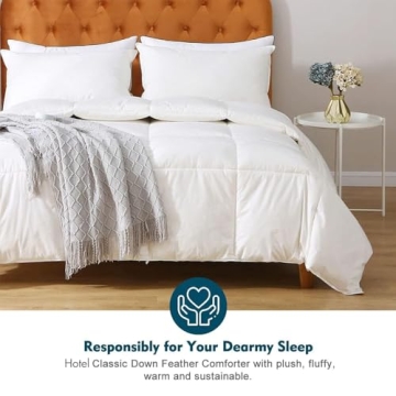 Oaken-Cat Organic Cotton California King Down Comforter