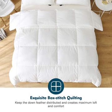 Oaken-Cat Organic Cotton California King Down Comforter