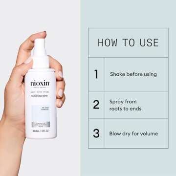 Nioxin System Kit 4 + Thickening Spray, For Color Treated Hair with Progressed Thinning, Full Size (3 Month Supply)