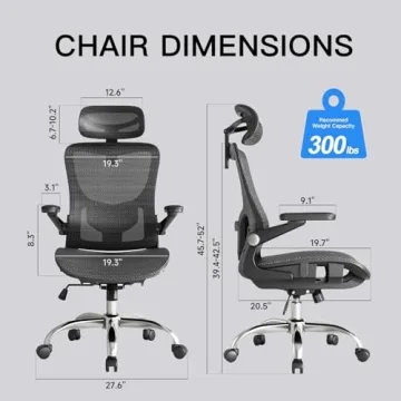 Comfortable Ergonomic Office Chair with Rocking Feature