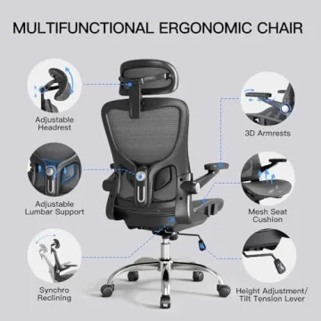 Comfortable Ergonomic Office Chair with Rocking Feature