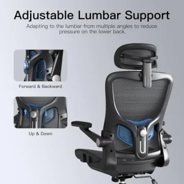 Comfortable Ergonomic Office Chair with Rocking Feature