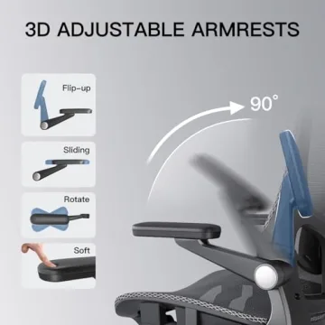 Comfortable Ergonomic Office Chair with Rocking Feature