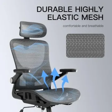 Comfortable Ergonomic Office Chair with Rocking Feature