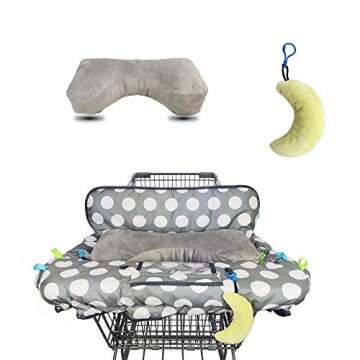 Shopping Cart Cover for Baby and High Chair Cushion Liner