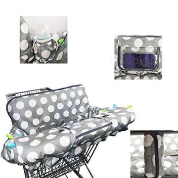 Shopping Cart Cover for Baby and High Chair Cushion Liner