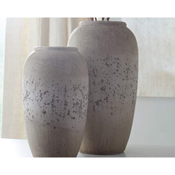 Elegant 2 Piece Ceramic Vase Set for Home Decor