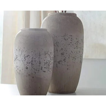 Elegant 2 Piece Ceramic Vase Set for Home Decor