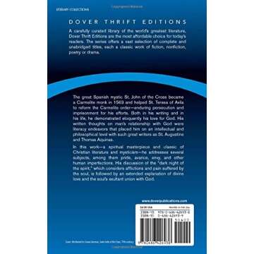 Dark Night of the Soul (Dover Thrift Editions: Religion) - A Deep Dive into Spiritual Transformation