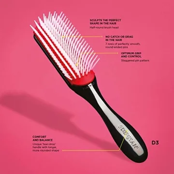 Denman Brush for Curly Hair | Perfect Curl Definition & Care