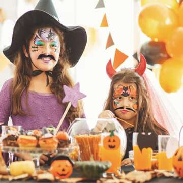 KICNIC 60 Pcs Fake Mustaches Self Adhesive Novelty Beards