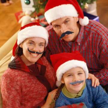 KICNIC 60 Pcs Fake Mustaches Self Adhesive Novelty Beards