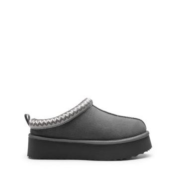 DREAM PAIRS Women's Cozy Platform Slippers for Winter